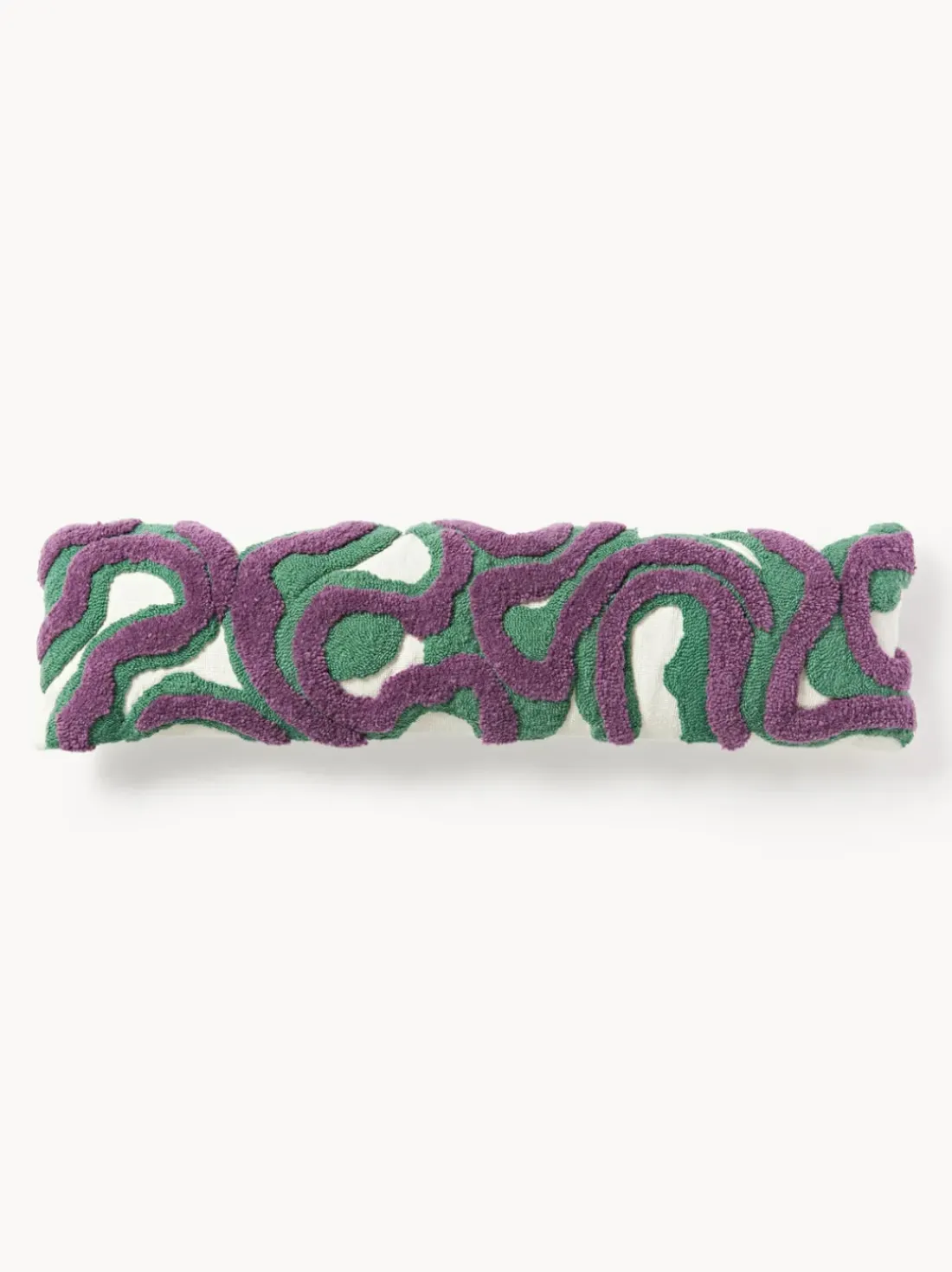 Funda de cojín grande artesanal con tejido capitoné Jiri