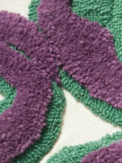 Funda de cojín grande artesanal con tejido capitoné Jiri