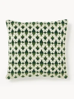 Funda de cojín para exterior con tejido estampado Yamir