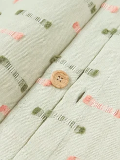 Funda nórdica de algodón con flecos en mechones Lenja