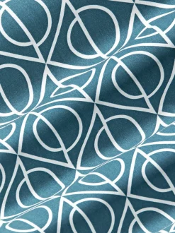 Funda nórdica de algodón estampado geométrico Jella