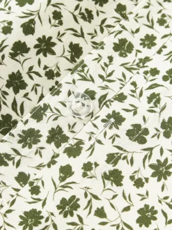Funda nórdica de algodón lavado con fino estampado floral Nolana
