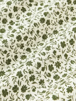 Funda nórdica de algodón lavado con fino estampado floral Nolana
