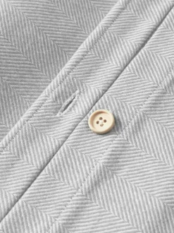 Funda nórdica de franela con punto espiga Wanda