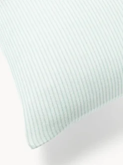 Funda nórdica de franela con rayas finas Javon