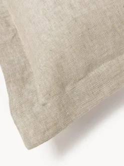 Funda nórdica de lino con ribete Linna