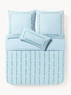 Funda nórdica de percal con bordado Roya