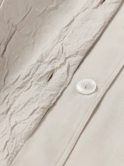 Funda nórdica de percal de algodón lavado Leonora
