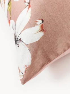 Funda nórdica de satén con estampado floral Flori
