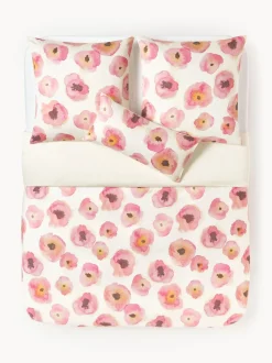 Funda nórdica de satén de algodón con estampado floral Fiorella