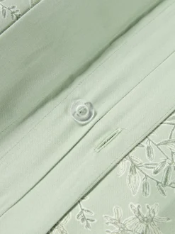 Funda nórdica de satén estampado Leticia