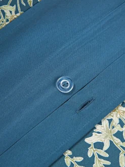 Funda nórdica de satén estampado Leticia