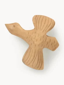 Gancho de pared de madera de álamo artesanal Billie Bird