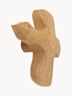 Gancho de pared de madera de álamo artesanal Billie Bird