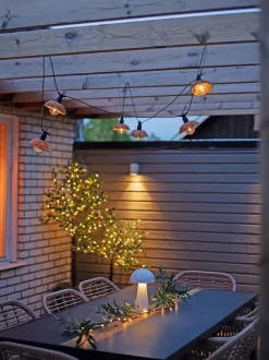 Guirnalda de luces LED para exterior Cesta