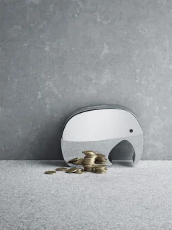 Hucha de acero inoxidable Moneyphant