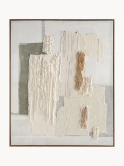 Impresión artesanal en lienzo con marco de madera Tucman