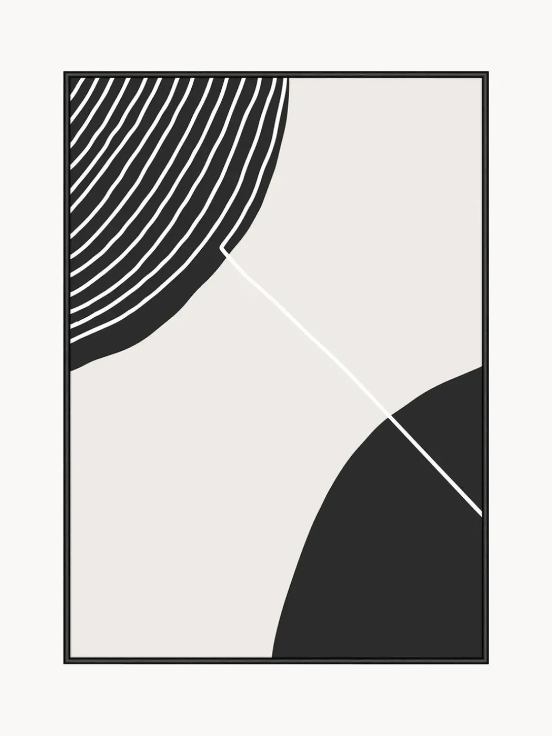 Impresión digital enmarcada Feminine Doodles