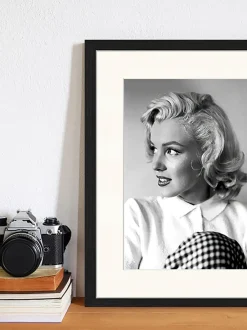 Impresión digital enmarcada Marilyn Monroe