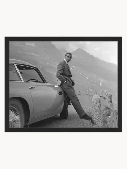 Impresión digital enmarcada Sean Connery (James Bond)