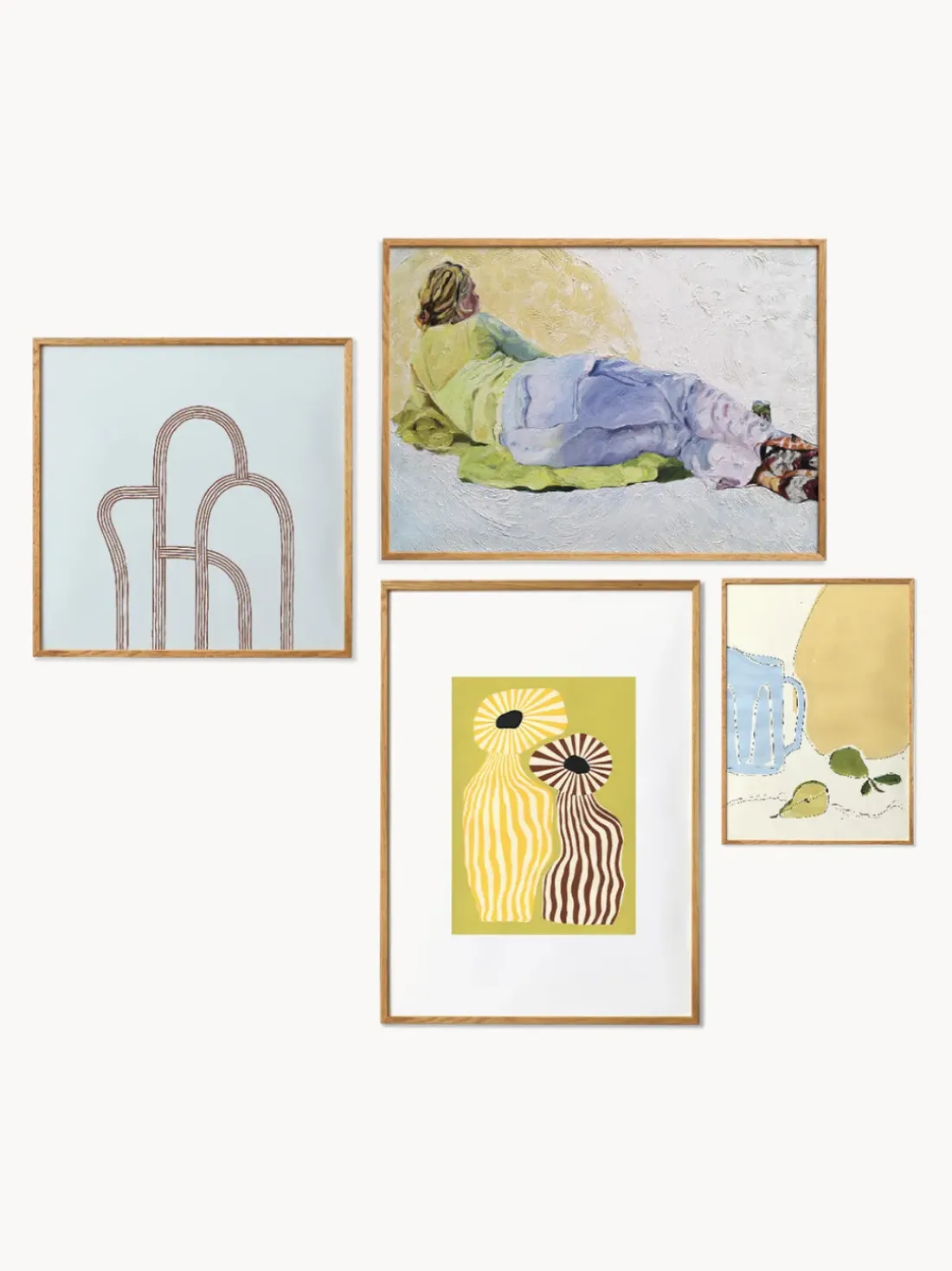 Impresiones digitales Wall Art, 4 uds.