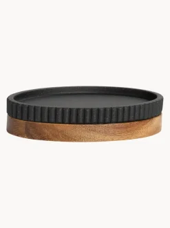 Jabonera con madera Laura
