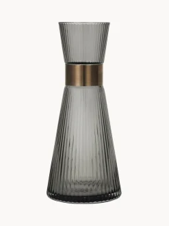 Jarra de vidrio ahumado soplado artesanalmente Grand Cru, 1 L