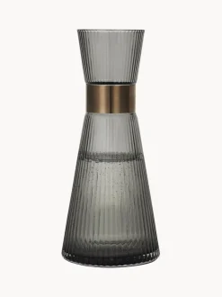Jarra de vidrio ahumado soplado artesanalmente Grand Cru, 1 L