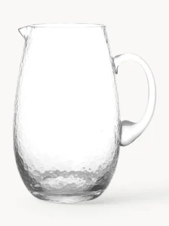 Jarra de vidrio soplado Hammered, 2 L