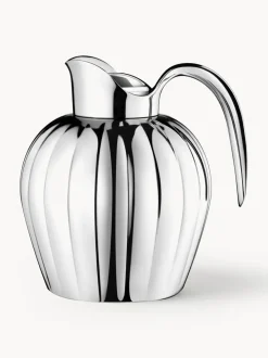 Jarra termo de acero inoxidable con relieves Bernadotte, 800 ml