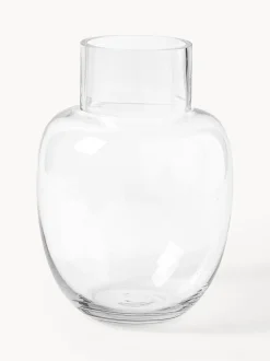 Jarrón artesanal clásico de vidrio Lotta, 25 cm