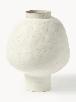 Jarrón artesanal de diseño de gres Saki, 40 cm