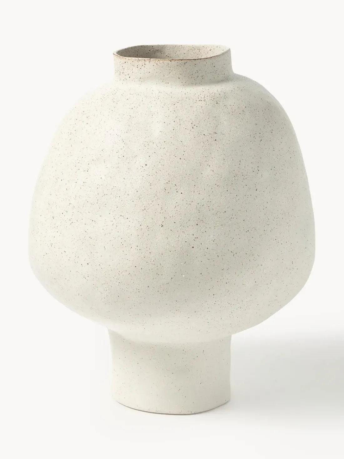 Jarrón artesanal de diseño de gres Saki, 40 cm