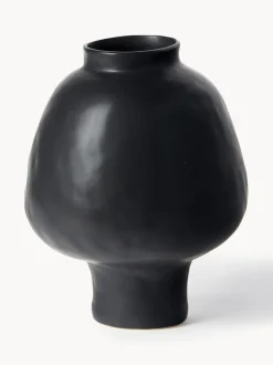 Jarrón artesanal de diseño de gres Saki, 32 cm