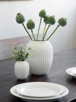 Jarrón artesanal de porcelana Hammershøi, 20 cm