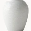 Jarrón artesanal de porcelana Rhombe, 25 cm