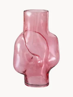 Jarrón artesanal de vidrio Gleam, 32 cm