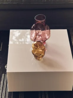 Jarrón artesanal de vidrio Gleam, 32 cm