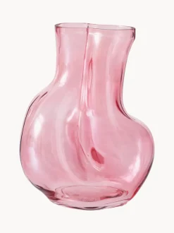 Jarrón artesanal de vidrio Gleam, 22 cm