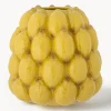 Jarrón artesanal Limone, Al 22 cm