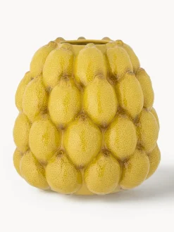 Jarrón artesanal Limone, Al 22 cm