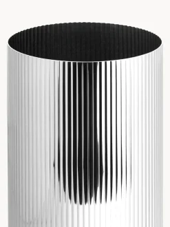 Jarrón de acero inoxidable con relieves Bernadotte, 26 cm