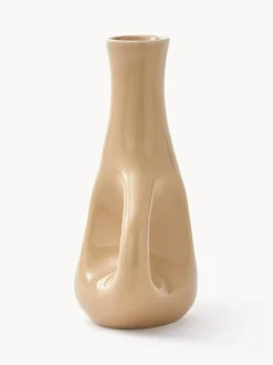 Jarrón de cerámica artesanal Three Ears, 21 cm