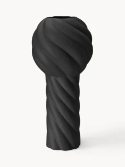 Jarrón de cerámica pintado a mano Twist Ball, 34 cm