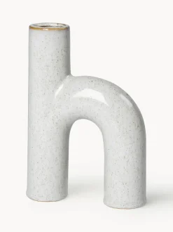 Jarrón de gres de diseño Hector, 19 cm