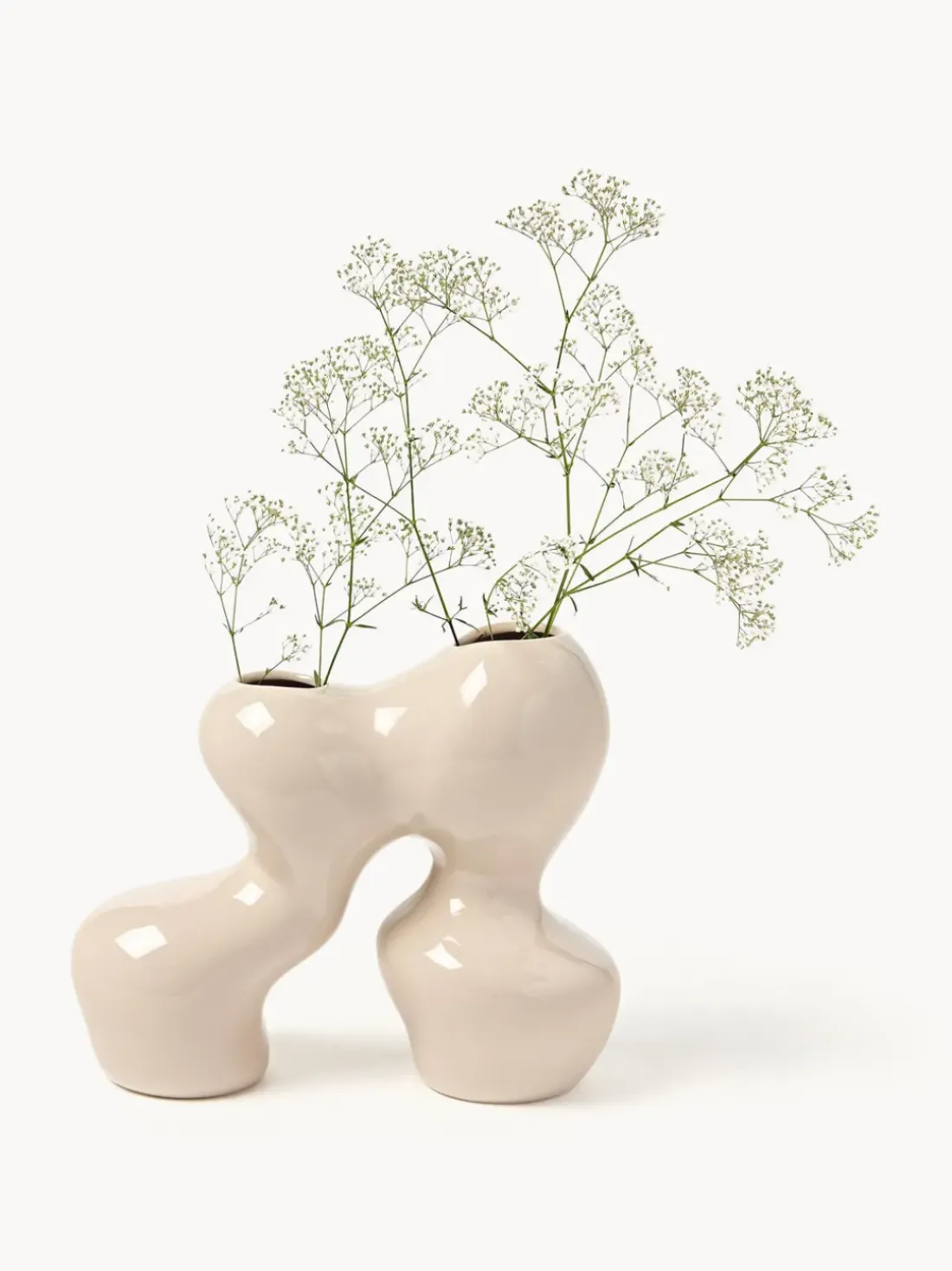 Jarrón de gres Madhuri, 25 cm