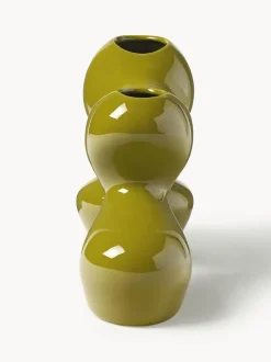 Jarrón de gres Madhuri, 25 cm