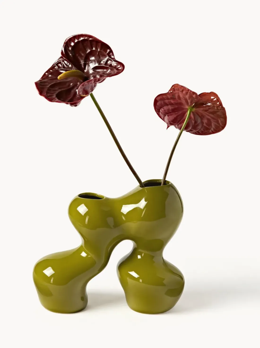 Jarrón de gres Madhuri, 25 cm