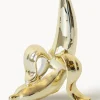 Jarrón de porcelana con oro Banana, 15 cm