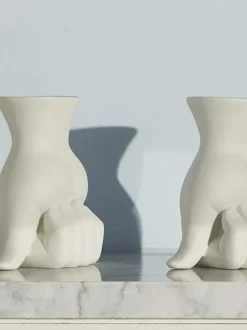 Jarrón de porcelana Marcel, 15 cm